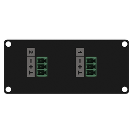 Casy138/B Caymon Casy 1 fach Modul für 2 x 3pin Anschlussfeld zu 3pin Anschluss Produktbild front M