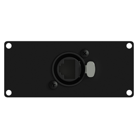 Casy167/B Caymon Casy 1 fach Modul für Ethercon auf RJ45, schwarz Produktbild front M