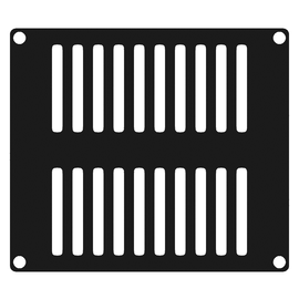 Casy202/B Caymon Casy 2 fach Modul für Blindabdeckung, Lüftungsschlitze Produktbild front M