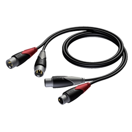 CLA710/0.5 Procab Kabel 2x XLR m/f 0,5m Produktbild front M