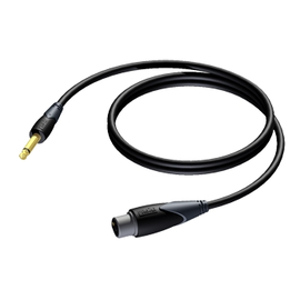 CLA900/3 Procab Kabel XLR-Buchse auf 6,3mm Klinkenstecker mono 3m Produktbild