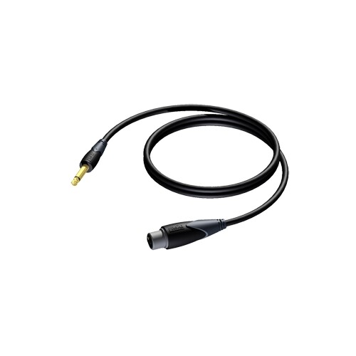 CLA900/3 Procab Kabel XLR-Buchse auf 6,3mm Klinkenstecker mono 3m Produktbild