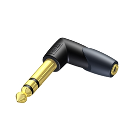 CLP205 Procab Adapter Klinkenbuchse 3,5 stereo auf Klinkenstecker groß gew. Produktbild front M