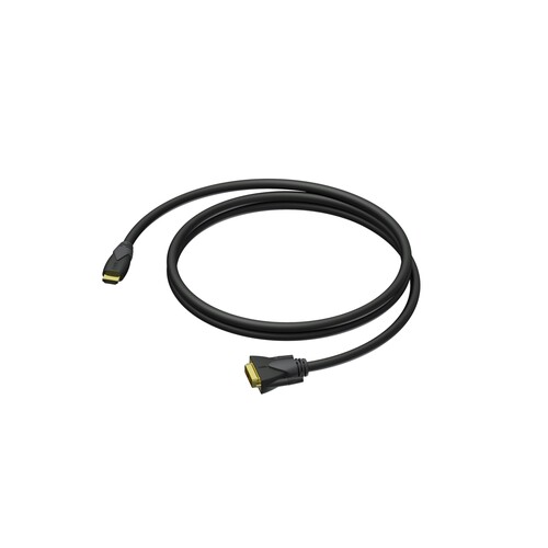 CLV160/1.5 Procab Kabel DVI-D Stecker HDMI-Stecker 1,5m Produktbild Front View L