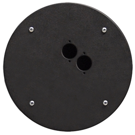 CRP302 Procab Mittelplatte f Kabelspule 2x D Ausschnitt Alu Produktbild front M