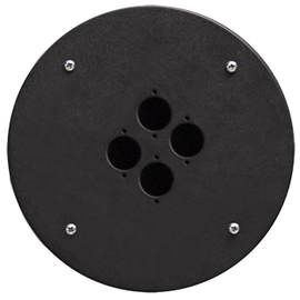 CRP304 Procab Mittelplatte f Kabelspule 4x D Ausschnitt Alu Produktbild front M