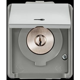 5TA7651 Siemens DELTA fläche IP44 AP Jalousie-Schlüsselschalter mit Klappdec Produktbild front M