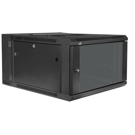 HPR506/B Caymon Wandschrank, schwenkbar 19 Zoll, 6HE, 450+100MM Produktbild front M