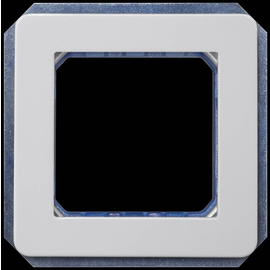 5TG1891 Siemens DELTA profil Modulträger 2-fach, inkl. Zwischenrahmen, silber Produktbild front M