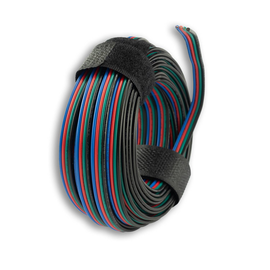 112324 Isoled RGB Kabel, 4 polig, Farbkennzeichnung, 4x0,5mm², 1 Bund=10m Produktbild