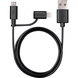 57943101401 VARTA 2in1 Charge & Sync Kabel (Micro USB + Lightning) Produktbild