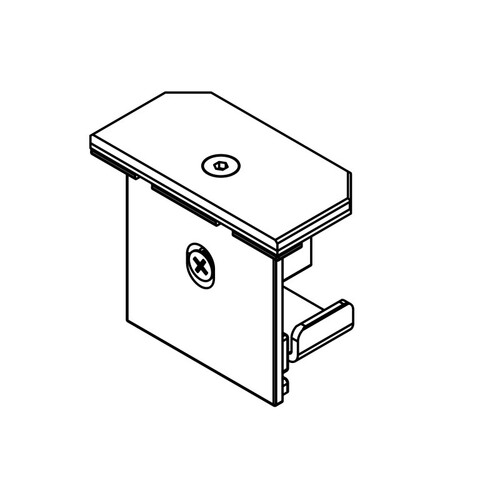 577-4706 Molto Luce RIDE ENDKAPPE Set 2Stk. schwarz kubisch Produktbild Front View L