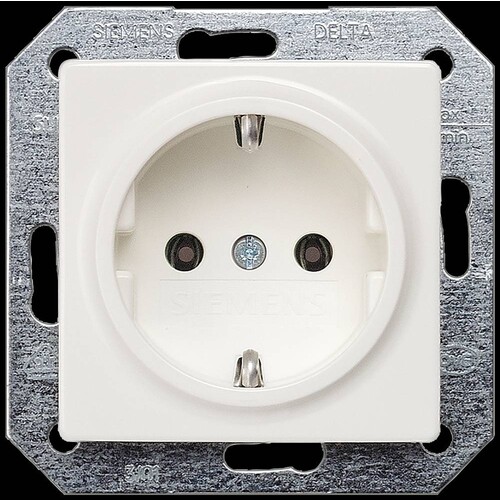 5UB1100-5KK Siemens DELTA SCHUKO- Steckdose, Anschlussklemme 4mm², ohne K Produktbild
