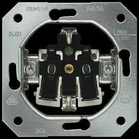 5UB11010KK Siemens DELTA Geräteeinsatz SCHUKO-Steckdose, ohne Krallen Produktbild