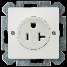 5UB1534 Siemens DELTA i-system NEMA Steckdose 2-polig+E, titanweiß Produktbild