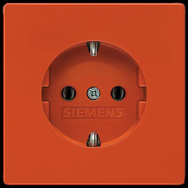 5UB1836 Siemens DELTA style SCHUKO- Steckdose mit erhöhtem Berührungsschutz Produktbild front M