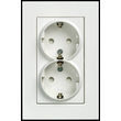 5UB2213-3 Siemens DELTA miro SCHUKO- Doppelsteckdose mit erh. Berühungsschut Produktbild