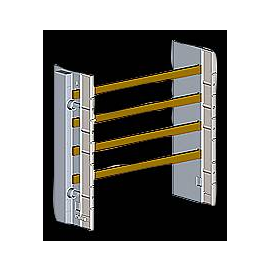 8GS4010-7 Siemens ALPHA-ZS, Nachrüstsatz Sammelschiene 1-feldrig, 12x 5mm, 4-pol Produktbild