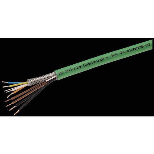 6XV1870-2J Siemens IE Hybrid Cable 2x2+4x0,34, 4xCu 0,75mm + 4xCu 0,34mm2, Produktbild