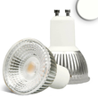 112971 Isoled GU10 LED Strahler 6W GLAS COB, 70° neutralweiß, dimmbar Produktbild