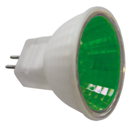 50192 Scharnberger+H. Halogenglühlampe 50,7x45,2mm GU5,3 12V 50W 12° grün mit  Produktbild