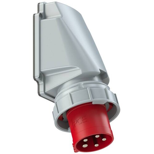 77735-6 PC-Electric Anbaugerätestecker Winkel 63A 5p 6h IP67 Produktbild Front View L