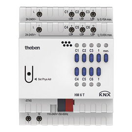 4940240 Theben THEBEN KNX Heizungsaktor 6fach HM6T REG Produktbild