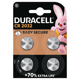 5000394119376 Duracell Lithium 2032 Knopfzellenbatterie B4 Produktbild front M