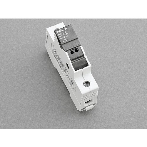 490976 Tele Sicherungshalter 1PH für 10x38mm Produktbild Front View L