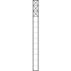 200023974-00 Siedle KSF 613 3 SM Kommunikations Stele, freistehend KSF 6 Produktbild