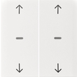 80961389 Berker BERKER KNX S.1 Abdeckung für Tastsensor Modul mit Pfeile 2fach p Produktbild