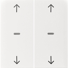 80961389 Berker BERKER KNX S.1 Abdeckung für Tastsensor Modul mit Pfeile 2fach p Produktbild