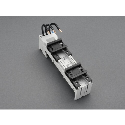 92001801 Wöhner 32434 Adapter 32A 2TS EASY Connector 60mm Produktbild Front View L