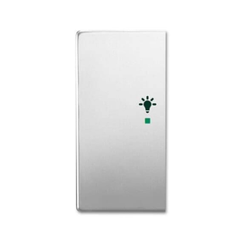6231-21-866 Busch-Jaeger Wippe 2 fach links Licht Symbol edelstahl Produktbild