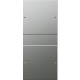 2132601 Gira Wippenset 2f (1+1) System 55 Edelstahl Produktbild front M