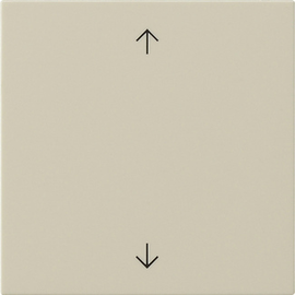 536101 Gira S3000 Bedienaufsatz Pfeil- symbole System 55 Cremeweiß glänzend Produktbild front M