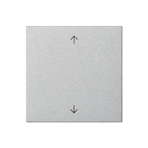 536126 Gira S3000 Bedienaufsatz Pfeilsymbole System 55 F Aluminium Produktbild Front View L