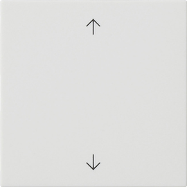 536127 Gira S3000 Bedienaufsatz Pfeilsymbole System 55 Reinweiß matt Produktbild front M