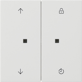 5363112 Gira S3000 Bedienaufsatz Memory Reinweiß Produktbild front M