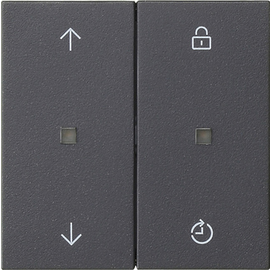 536328 Gira S3000 Bedienaufsatz Memory System 55 Anthrazit Produktbild front M