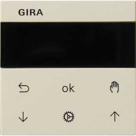 536601 Gira S3000 Jalousie- und Schaltuhr Display System 55 Cremeweiß Produktbild