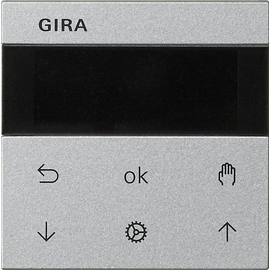 536626 Gira S3000 Jalousie- und Schaltuhr Display System 55 F Alu Produktbild