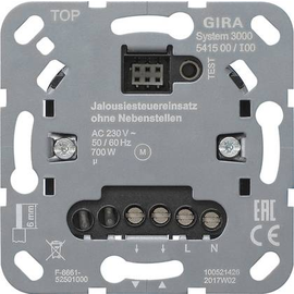 541500 Gira S3000 Jalousiesteuereinsatz ohne Nebenstelleneingang Produktbild