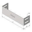 13437 Trayco CT60 E 200 SS Kabelrinne Endstück   Cable Tray End Piece Produktbild