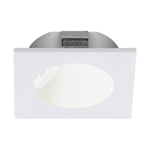 96901 Eglo LED EINBAULEUCHTE 2W ALUGUSS GLAS WEISS Produktbild Front View L