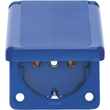 7429635 Berker BERKER Einbau SSD IP44 50x60mm mit Klappdeckel  blau Produktbild