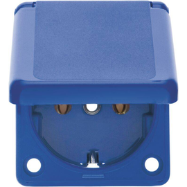 7429635 Berker BERKER Einbau SSD IP44 50x60mm mit Klappdeckel  blau Produktbild