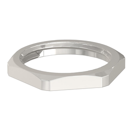 2091429 Obo 169 MS PG42 Gegenmutter PG42 Messing vernickelt Produktbild front M