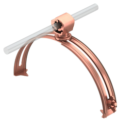 5202590 Obo 132 K CU Dachleitungshalter für Firstziegel 8mm Kupfer Produktbild front M