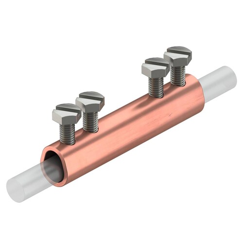 5328284 Obo 237 N CU Verbindungsmuffe  8 10mm Kupfer Produktbild